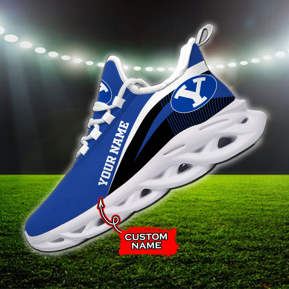 Ideafootwear BYU Cougars NCAA Max Soul Shoes Sneakers For Men And Women