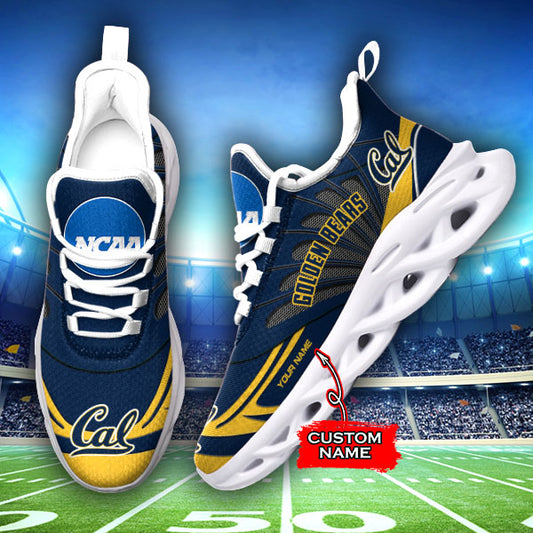 Ideafootwear California Golden Bears NCAA Max Soul Shoes Sneakers For Men And Women