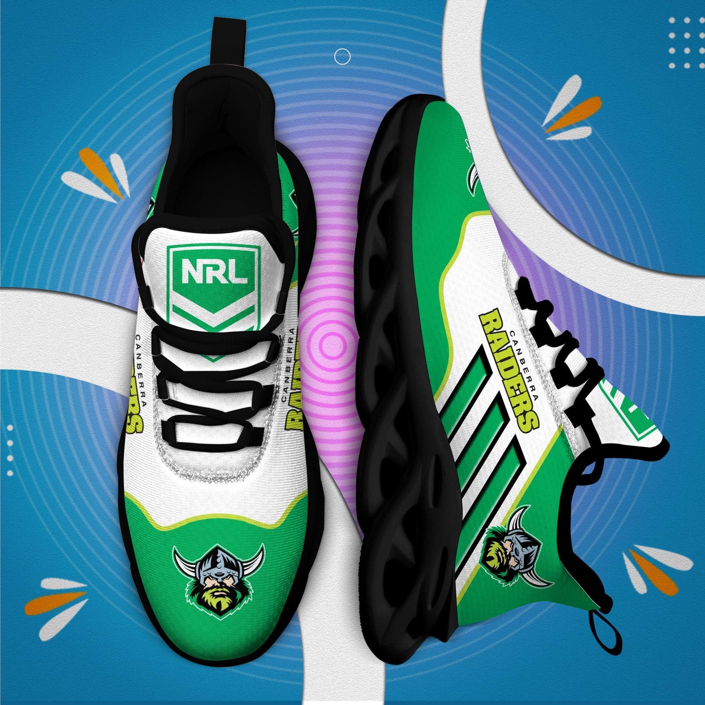 Ideafootwear Canberra Raiders Max Soul Shoes Sneakers For Men And Women
