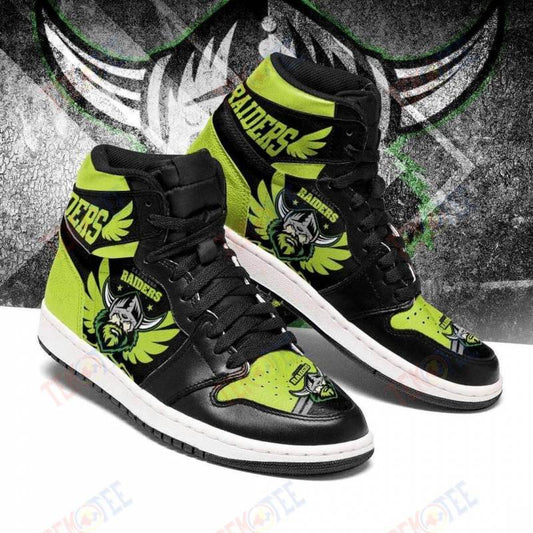 Ideafootwear Canberra Raiders NRL AJ1 High Sneakers Shoes For Men And Women
