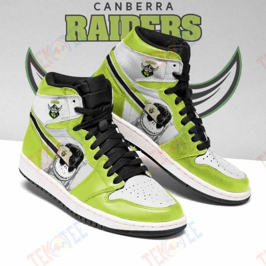Ideafootwear Canberra Raiders NRL AJ1 High Sneakers Shoes For Men And Women