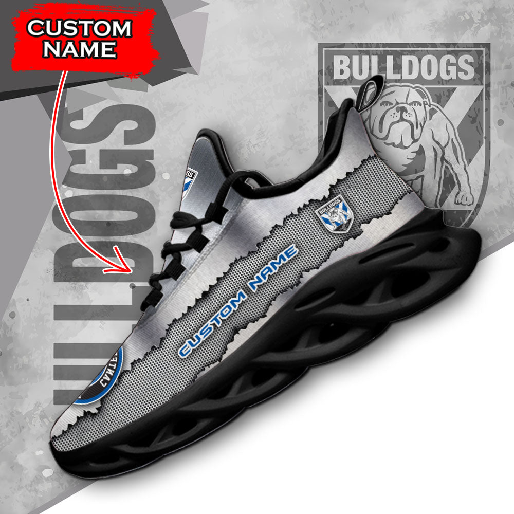 Ideafootwear Canterbury-Bankstown Bulldogs NRL Max Soul Shoes Sneakers For Men And Women