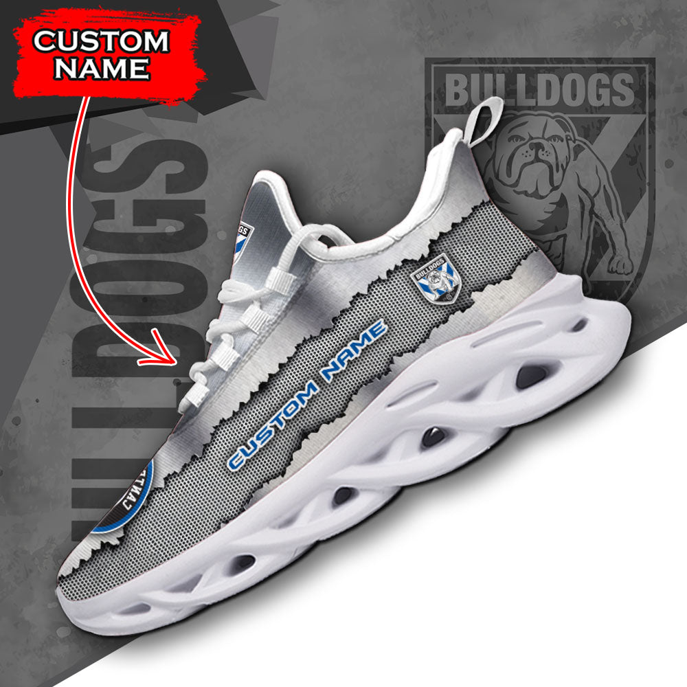 Ideafootwear Canterbury-Bankstown Bulldogs NRL Max Soul Shoes Sneakers For Men And Women