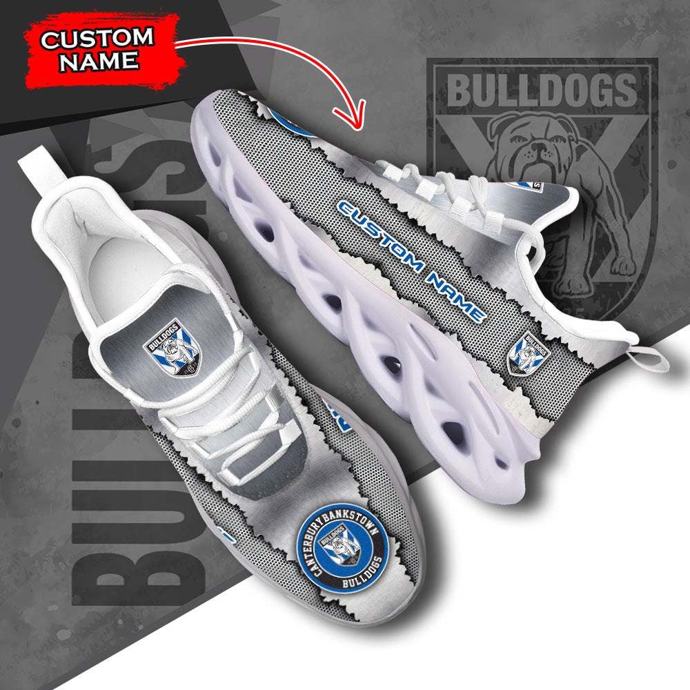 Ideafootwear Canterbury-Bankstown Bulldogs NRL Max Soul Shoes Sneakers For Men And Women