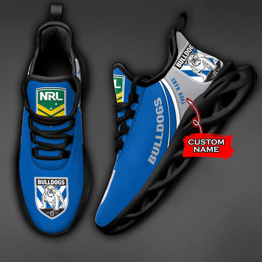 Ideafootwear Canterbury-Bankstown Bulldogs NRL Max Soul Shoes Sneakers For Men And Women
