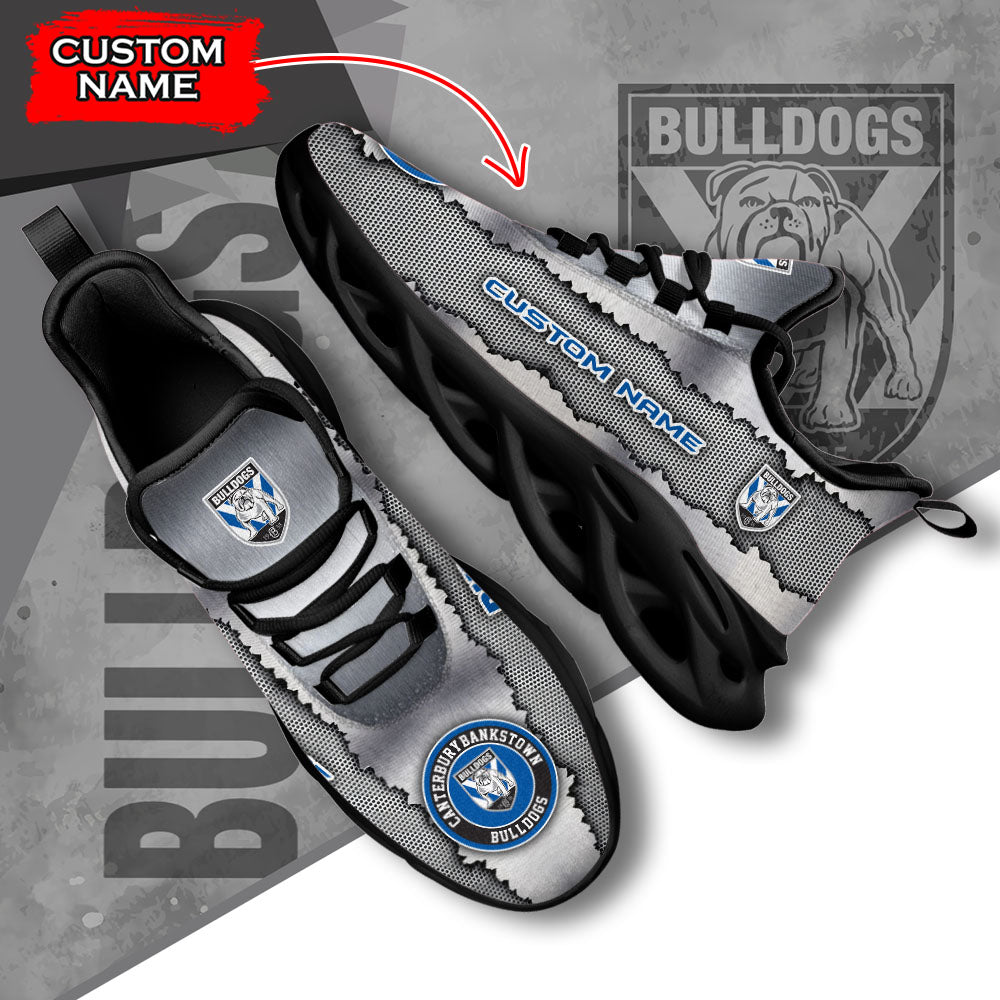 Ideafootwear Canterbury-Bankstown Bulldogs NRL Max Soul Shoes Sneakers For Men And Women