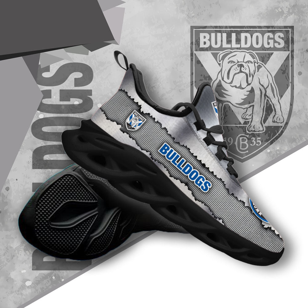 Ideafootwear Canterbury-Bankstown Bulldogs NRL Max Soul Shoes Sneakers For Men And Women