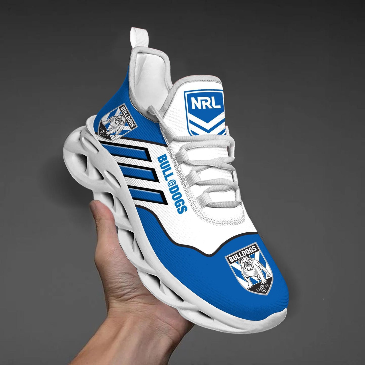Ideafootwear Canterbury Bulldogs Max Soul Shoes Sneakers For Men And Women