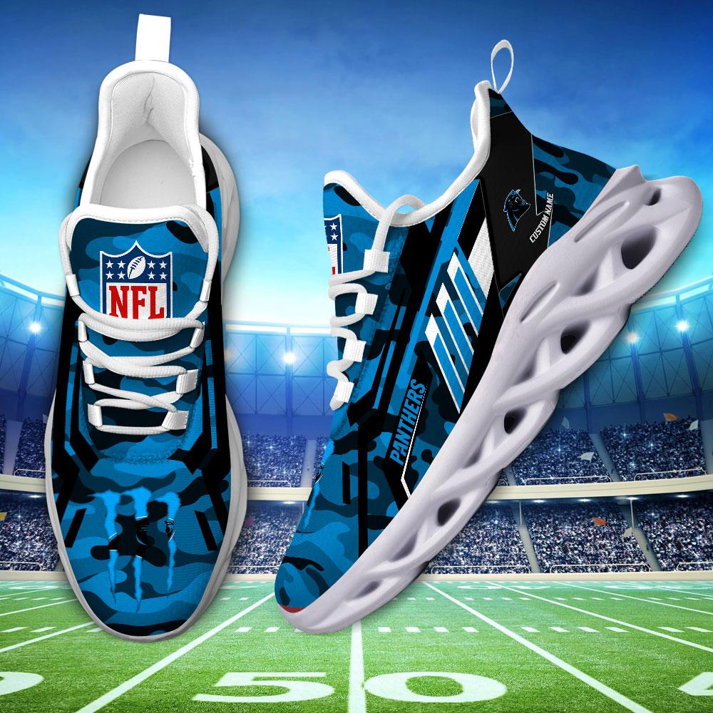 Ideafootwear Carolina Panthers Max Soul Shoes Sneakers For Men And Women