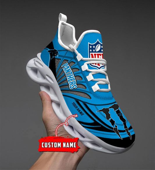 Ideafootwear Carolina Panthers Max Soul Shoes Sneakers For Men And Women