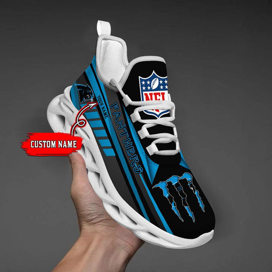 Ideafootwear Carolina Panthers Max Soul Shoes Sneakers For Men And Women