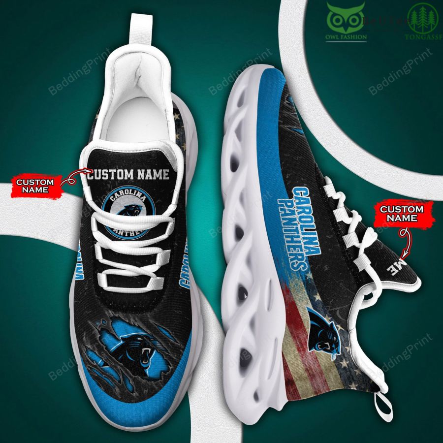 Ideafootwear Carolina Panthers Max Soul Shoes Sneakers For Men And Women