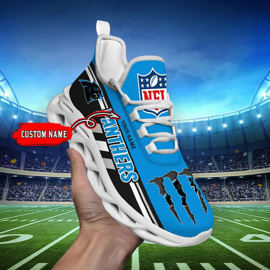 Ideafootwear Carolina Panthers Max Soul Shoes Sneakers For Men And Women