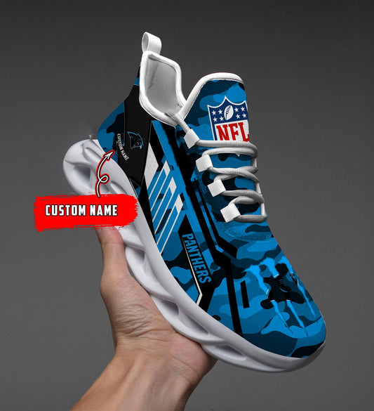 Ideafootwear Carolina Panthers Max Soul Shoes Sneakers For Men And Women