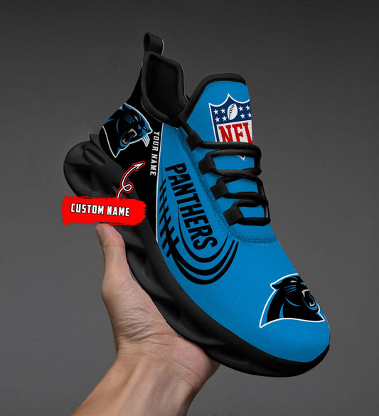 Ideafootwear Carolina Panthers Max Soul Shoes Sneakers For Men And Women
