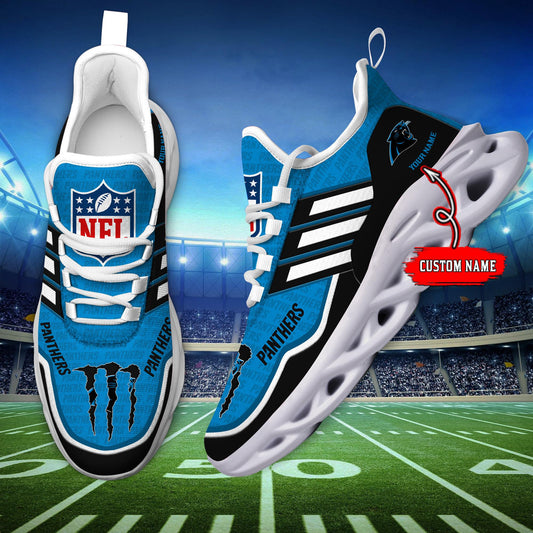 Ideafootwear Carolina Panthers Max Soul Shoes Sneakers For Men And Women