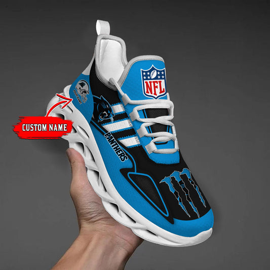 Ideafootwear Carolina Panthers Max Soul Shoes Sneakers For Men And Women