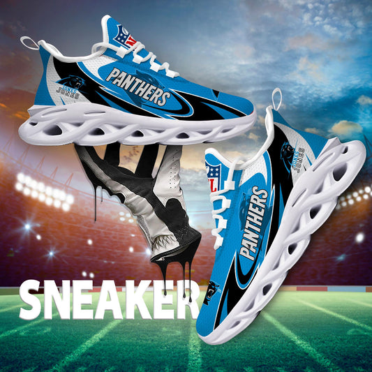Ideafootwear Carolina Panthers Max Soul Shoes Sneakers For Men And Women