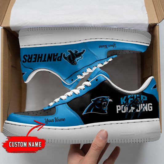 Ideafootwear Carolina Panthers NFL Air Low-Top Sneakers Shoes For Men And Women