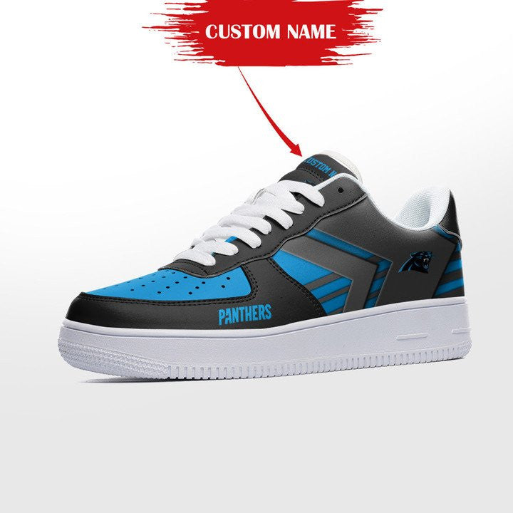 Ideafootwear Carolina Panthers NFL Air Low-Top Sneakers Shoes For Men And Women