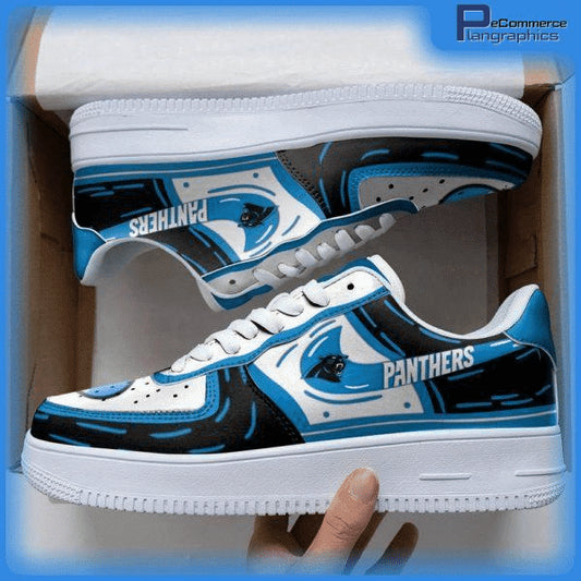 Ideafootwear Carolina Panthers NFL Air Low-Top Sneakers Shoes For Men And Women