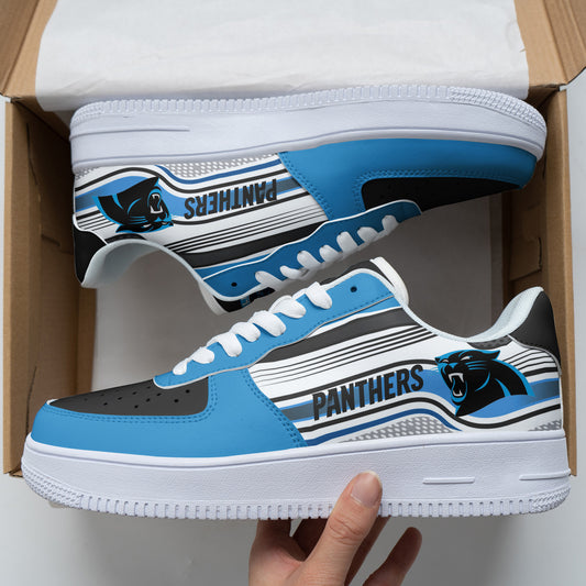 Ideafootwear Carolina Panthers NFL Air Low-Top Sneakers Shoes For Men And Women