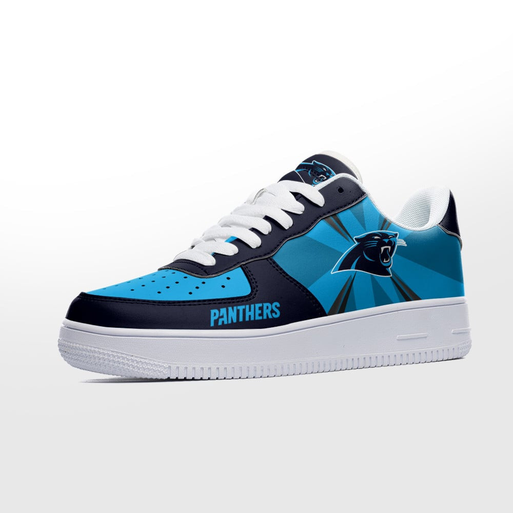 Ideafootwear Carolina Panthers NFL Air Low-Top Sneakers Shoes For Men And Women