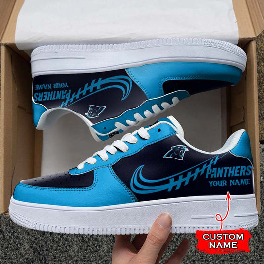 Ideafootwear Carolina Panthers NFL Air Low-Top Sneakers Shoes For Men And Women