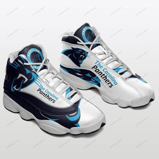 Ideafootwear Carolina Panthers NFL AJ13 Sneakers Shoes For Men And Women