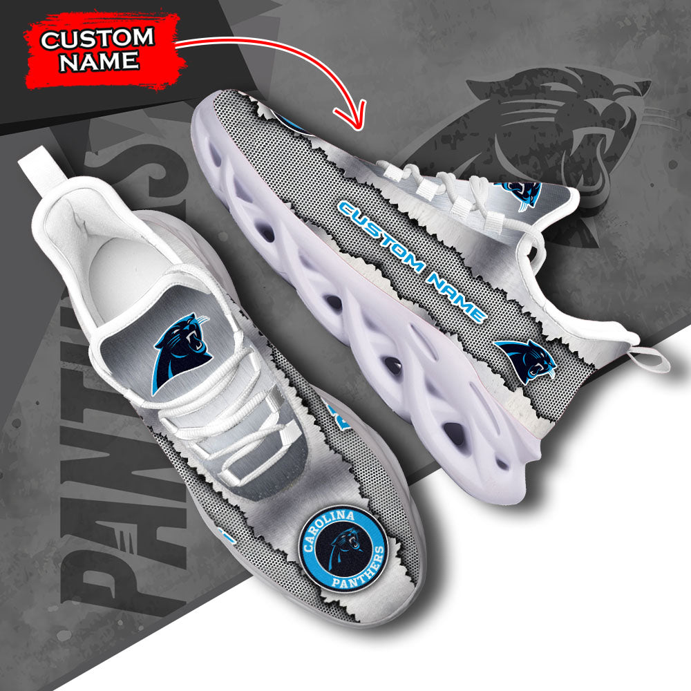 Ideafootwear Carolina Panthers NFL Max Soul Shoes Sneakers For Men And Women