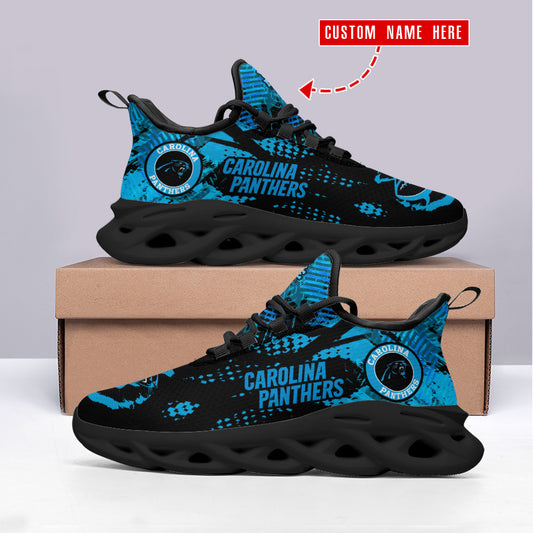Ideafootwear Carolina Panthers NFL Max Soul Shoes Sneakers For Men And Women