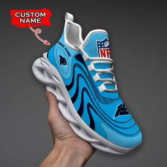 Ideafootwear Carolina Panthers NFL Max Soul Shoes Sneakers For Men And Women