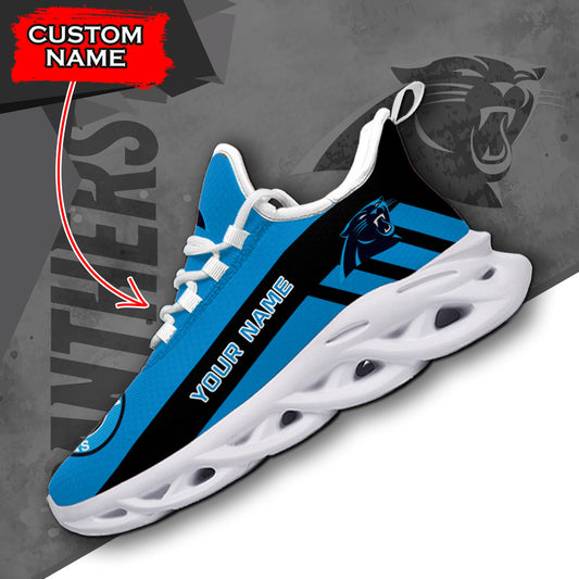 Ideafootwear Carolina Panthers NFL Max Soul Shoes Sneakers For Men And Women