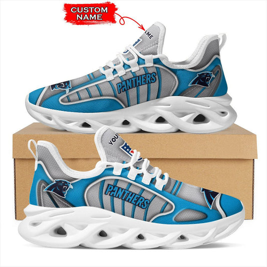 Ideafootwear Carolina Panthers NFL Max Soul Shoes Sneakers For Men And Women