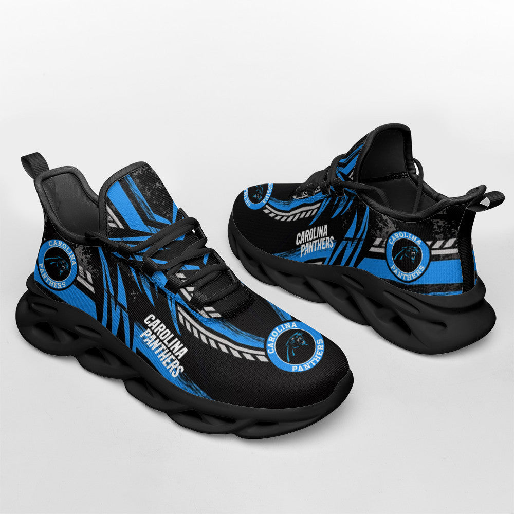 Ideafootwear Carolina Panthers NFL Max Soul Shoes Sneakers For Men And Women
