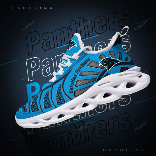 Ideafootwear Carolina Panthers NFL Max Soul Shoes Sneakers For Men And Women