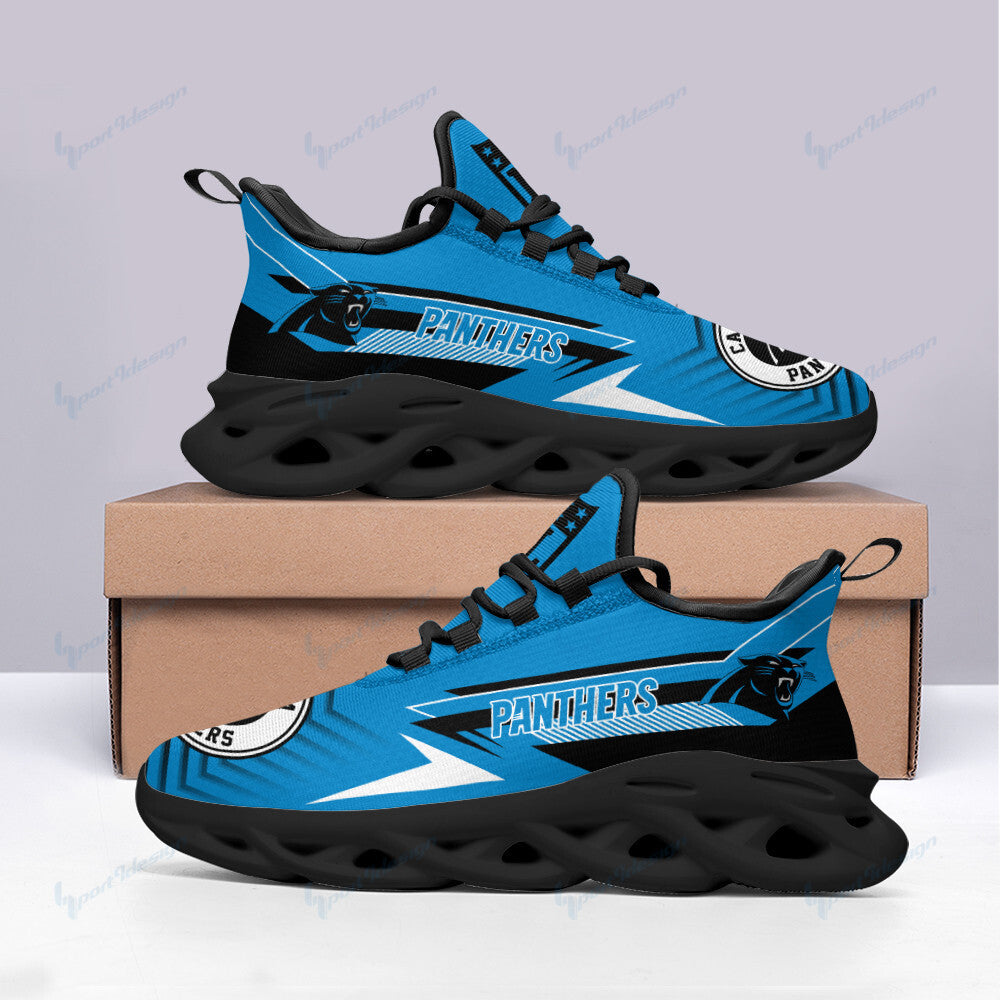 Ideafootwear Carolina Panthers NFL Max Soul Shoes Sneakers For Men And Women