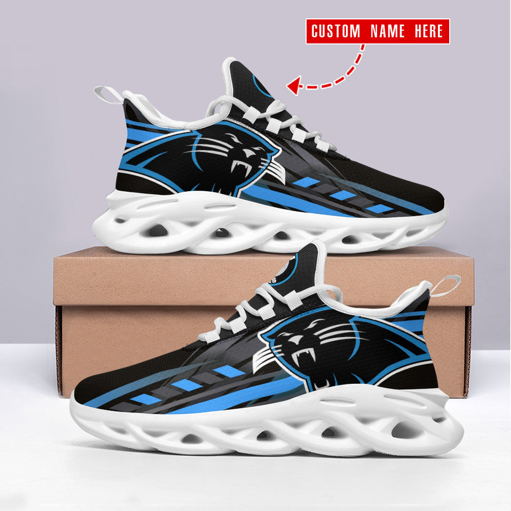 Ideafootwear Carolina Panthers NFL Max Soul Shoes Sneakers For Men And Women