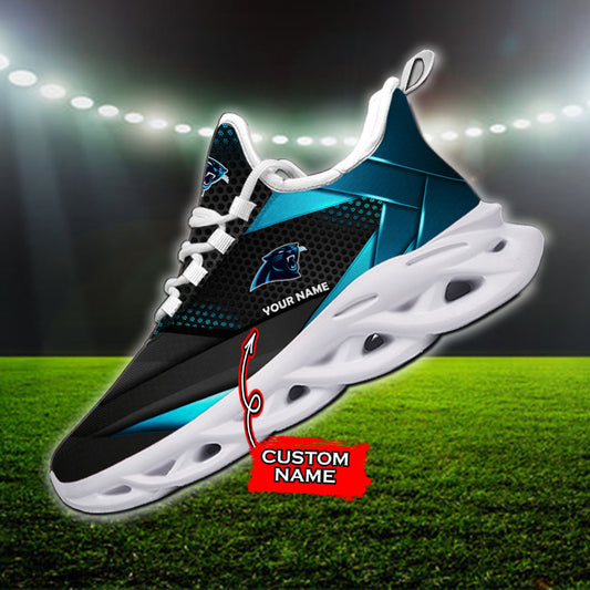 Ideafootwear Carolina Panthers NFL Max Soul Shoes Sneakers For Men And Women