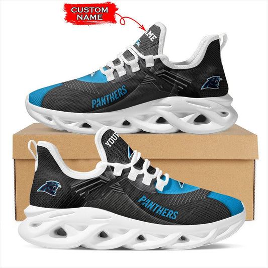 Ideafootwear Carolina Panthers NFL Max Soul Shoes Sneakers For Men And Women