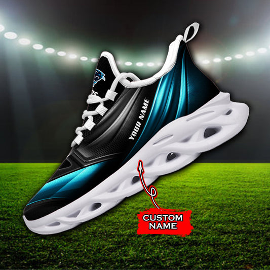 Ideafootwear Carolina Panthers NFL Max Soul Shoes Sneakers For Men And Women