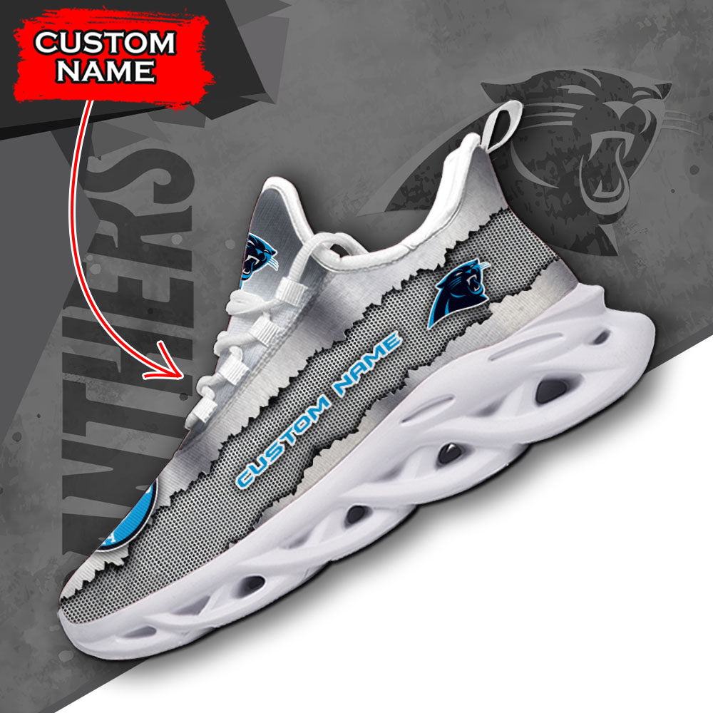 Ideafootwear Carolina Panthers NFL Max Soul Shoes Sneakers For Men And Women