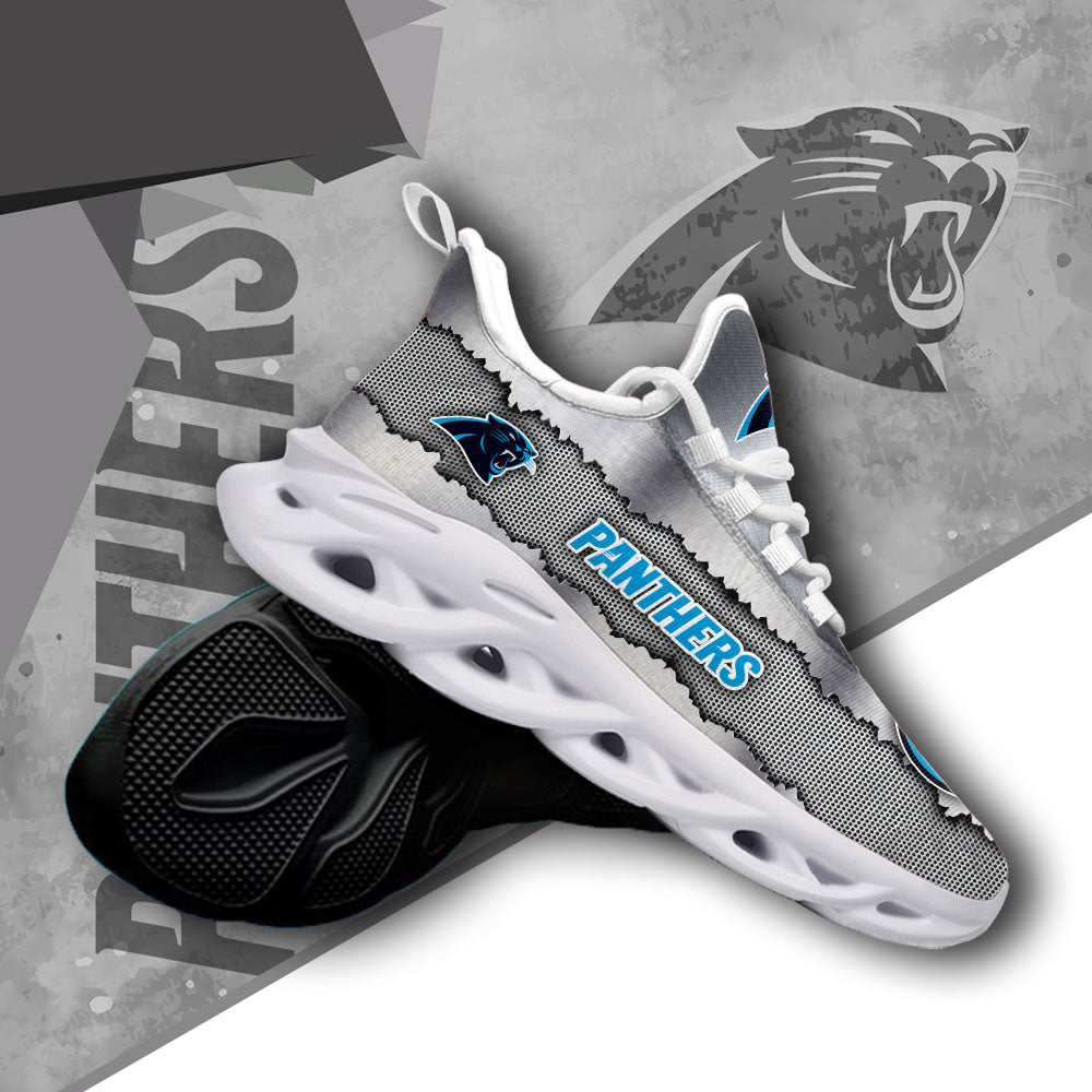 Ideafootwear Carolina Panthers NFL Max Soul Shoes Sneakers For Men And Women