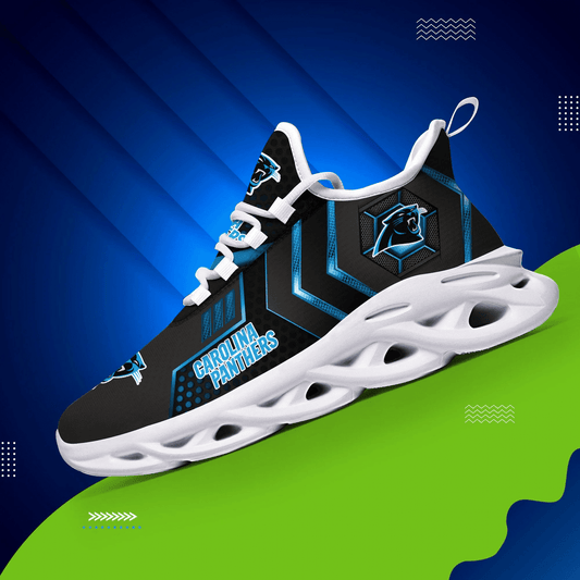Ideafootwear Carolina Panthers NFL Max Soul Shoes Sneakers For Men And Women