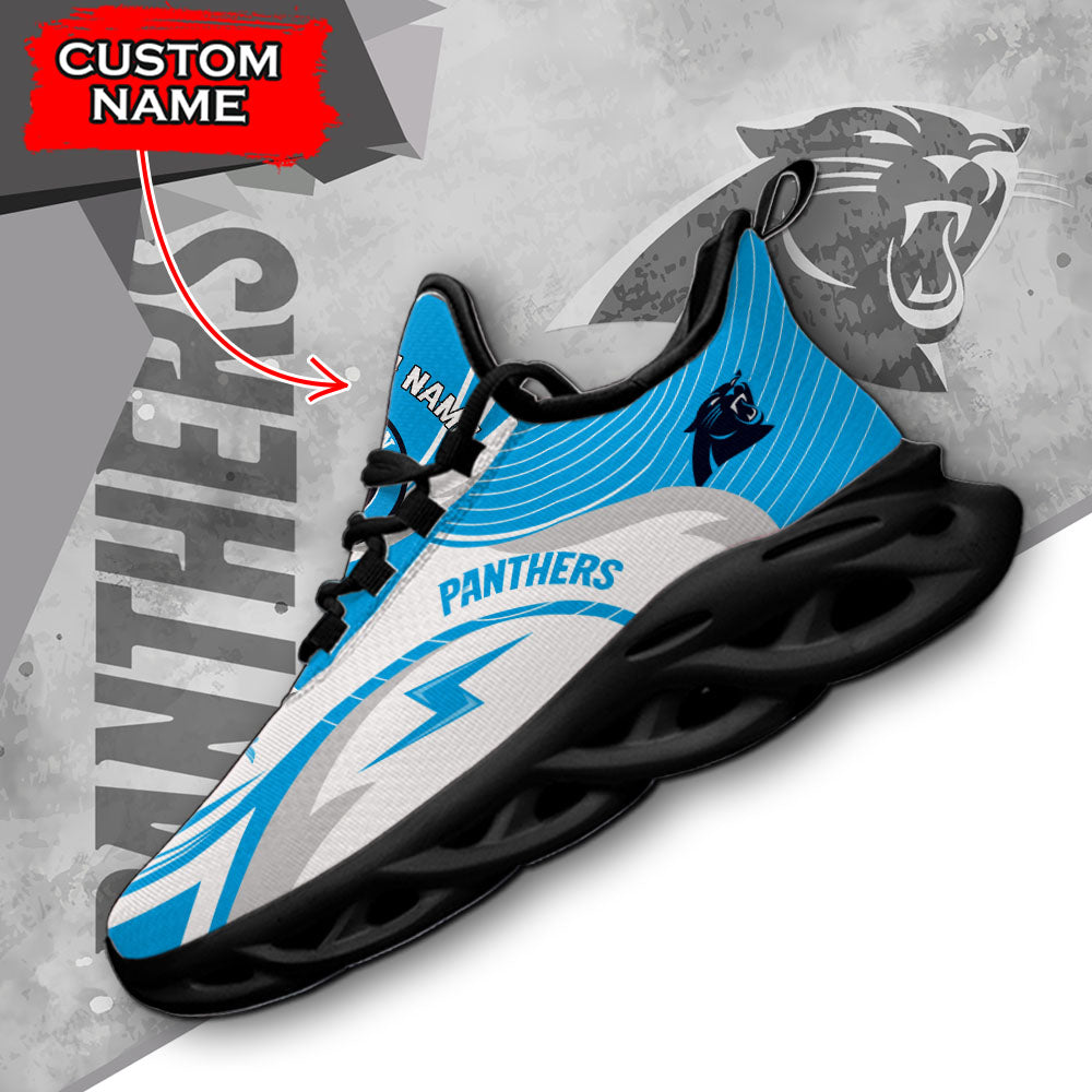 Ideafootwear Carolina Panthers NFL Max Soul Shoes Sneakers For Men And Women