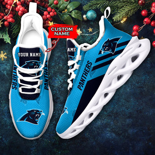 Ideafootwear Carolina Panthers NFL Max Soul Shoes Sneakers For Men And Women