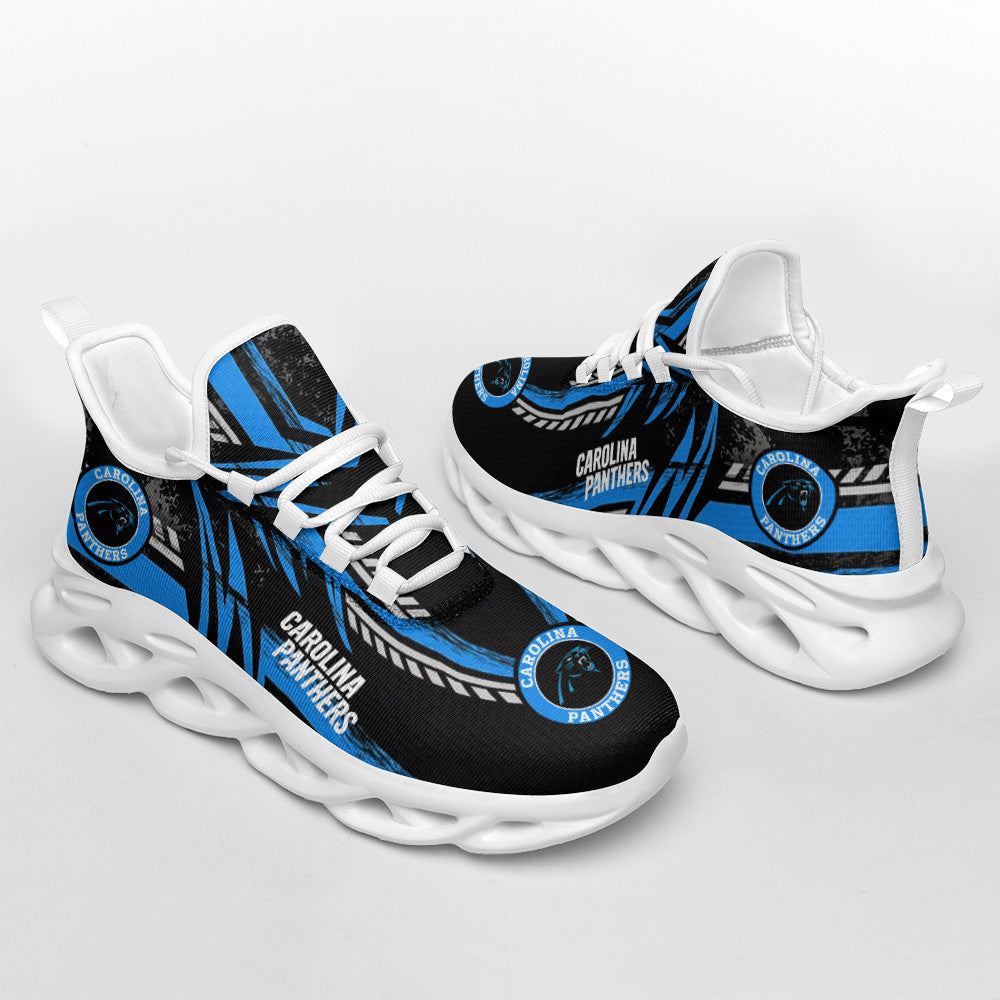 Ideafootwear Carolina Panthers NFL Max Soul Shoes Sneakers For Men And Women