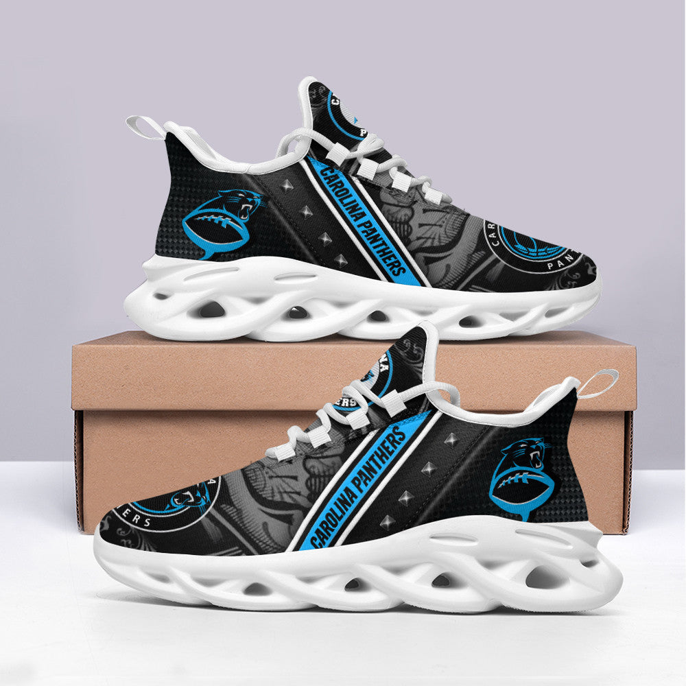 Ideafootwear Carolina Panthers NFL Max Soul Shoes Sneakers For Men And Women