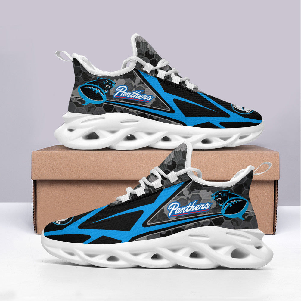 Ideafootwear Carolina Panthers NFL Max Soul Shoes Sneakers For Men And Women