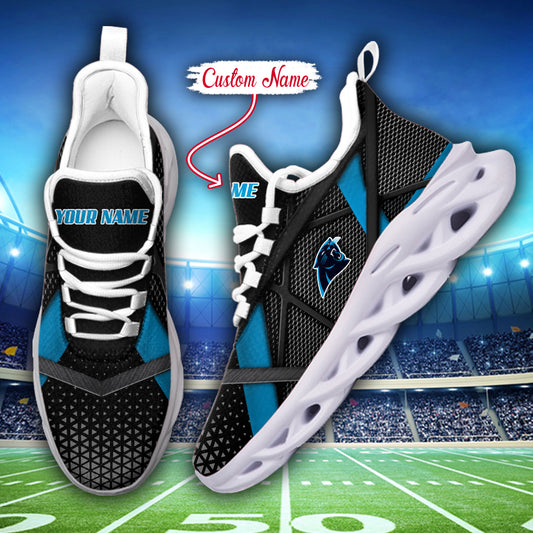 Ideafootwear Carolina Panthers NFL Max Soul Shoes Sneakers For Men And Women